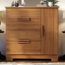 Ver imagem 7 de Cômoda Sapateira 4 Gavetas 1 Porta Linha Brescia Nature
