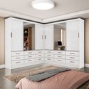 Ver imagem 1 de Closet Sevilha 6 Portas Casal Duplo Plus 18 Gavetas Carioca Moveis