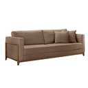 Ver imagem 3 de Sofá 3 Lugares Paris Veludo 2,14M