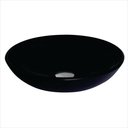 Ver imagem 1 de Cuba Vidro Moldado 35 x 35 cm Preto Cris Metal