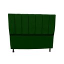 Ver imagem 2 de Jogo Cabeceira e Recamier Baú para Cama Box Casal King 1.95:verde