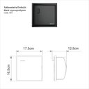 Ver imagem 2 de Saboneteira de Alumínio Embutir - 754