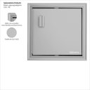 Ver imagem 3 de Saboneteira de Alumínio Embutir - 755 Cinza/Silver