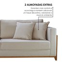 Ver imagem 5 de Sofá 3 Lugares Paris Bouclê 2,34M