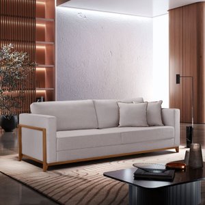 Sofá 3 Lugares Paris Linho 2,34M