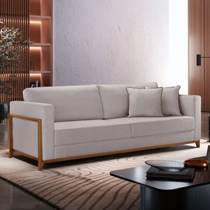 Sofá 3 Lugares Paris Linho 2,34M