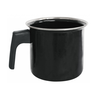 Caneca Esmaltada Média 1,45L Preta - 1