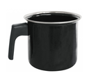 Ver imagem 1 de Caneca Esmaltada Média 1,45L Preta