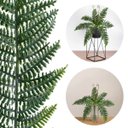Ver imagem 6 de 2 Buquês Samambaia Artificial 55cm para Vasos, Arranjos e Decoração