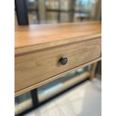 Ver imagem 6 de Aparador Rústico 100% Madeira Maciça com 2 Gavetas para Decoração Sala ou Hall Linha Rubi