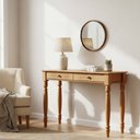 Ver imagem 2 de Aparador Rústico 100% Madeira Maciça com 2 Gavetas para Decoração Sala ou Hall Linha Rubi