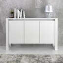 Ver imagem 2 de Balcão Escritório com 3 Portas Multimóveis Vcr25044 Branco