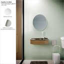 Ver imagem 4 de Espelho Oval Perfil 48,5cm X 57,5cm