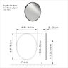 Espelho Oval Perfil 48,5cm X 57,5cm - 3