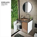 Ver imagem 2 de Espelho Oval Perfil 48,5cm X 57,5cm