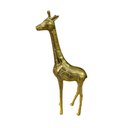 Ver imagem 3 de Escultura Decorativa Girafa Dourado 45x21x7cm