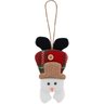 Kit 18 Enfeite Árvore Natal Pendente Boneco De Neve 17cm - 1