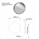 Ver imagem 2 de Espelho Redondo para Banheiro Perfil 48cm