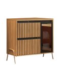 Ver imagem 2 de Gabinete de Banheiro 80cm sem Cuba Ref 821 Branco/Itapuã/Portoro