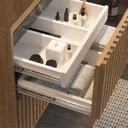Ver imagem 6 de Gabinete de Banheiro 80cm sem Cuba Ref 821 Branco/Itapuã/Portoro