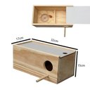 Ver imagem 3 de Ninho Grande Horizontal Agapornis Periquito (2un)