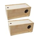 Ver imagem 1 de Ninho Grande Horizontal Agapornis Periquito (2un)