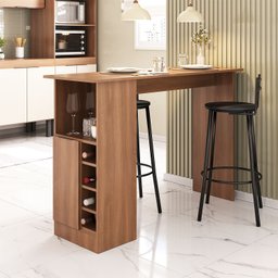 Bancada para Cozinha com Adega 1 Porta com Prateleira - 1