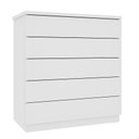 Ver imagem 3 de Kit 2 Cômodas 5 Gavetas Espresso Móveis