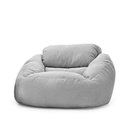 Ver imagem 1 de Poltrona Núcleo Elegante e luxuosa Enchimento Pérolas 3mm Pufe Macio