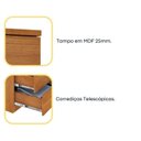 Ver imagem 5 de Kit 2 Cômodas 5 Gavetas Espresso Móveis Bege/Cinamomo