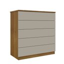 Ver imagem 3 de Kit 2 Cômodas 5 Gavetas Espresso Móveis