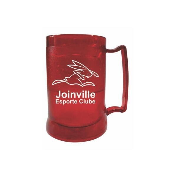 Caneca Gel Congelante Peça Vermelha Escudo Coelho Joinville - 2