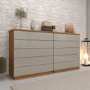 Ver imagem 1 de Kit 2 Cômodas 5 Gavetas Espresso Móveis