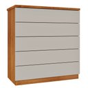 Ver imagem 3 de Kit 2 Cômodas 5 Gavetas Espresso Móveis