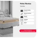 Ver imagem 2 de Colchão Queen Life D33 Pillow Top Bege 17x158x198cm