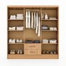 Guarda Roupa Casal 6 Portas 2 Gavetas 8 Prateleiras 1 Cabideiro California - 4