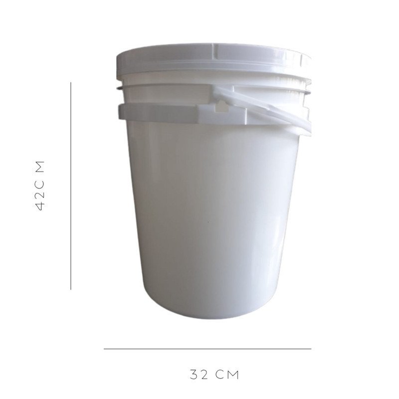 Balde 20L Alça Plástica 2 pçs Para Chocolate - 3