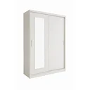 Ver imagem 2 de Guarda-roupa Solteiro 2 Portas de Correr 1 Espelho 1 Gaveta 6 Prateleiras 1 Cabideiro Palhoça