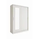 Ver imagem 2 de Guarda-roupa Solteiro 2 Portas de Correr 1 Espelho 1 Gaveta 6 Prateleiras 1 Cabideiro Palhoça