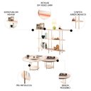 Ver imagem 3 de Aparador Infinity e Mesas de Centro Sky Off White - Hb Móveis