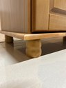 Ver mais imagens de Cristaleira Rústica 100% Madeira Maciça 4+4 Portas para Sala de Jantar Linha Rubi Marrom/Freijó