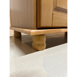 Cristaleira Rústica em Madeira Maciça 4+4 Portas para sala de Jantar Linha Rubi - 7