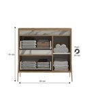 Ver imagem 7 de Gabinete de Banheiro 80cm sem Cuba Ref 821 Branco/Itapuã/Thassus