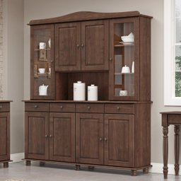 Cristaleira Rústica 100% Madeira Maciça 4+4 Portas para sala de Jantar Linha Rubi - 2