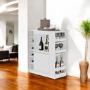 Ver imagem 1 de Balcão Adega Dublin com Prateleiras e Nichos para Vinho Branco