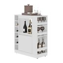 Ver imagem 2 de Balcão Adega Dublin com Prateleiras e Nichos para Vinho Branco