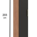 Ver imagem 3 de Paneleiro 1 Porta 5 Prateleiras Realeza