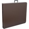 Mesa Dobrável Tipo Maleta 180cm Marrom - 4