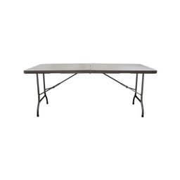 Mesa Dobrável Tipo Maleta 180cm Marrom - 7