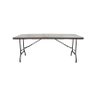 Mesa Dobrável Tipo Maleta 180cm Marrom - 7